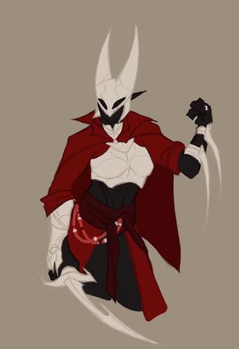 Wanderer Hornet, Sept 2025. My version of the main protagonist, Hornet, from Hollow Knight: Silksong.