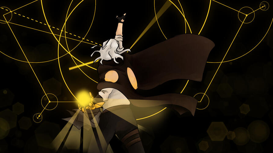 Hesper Driscoll - Still 16, Feb 2025 A still frame from a motion graphics project done in college.