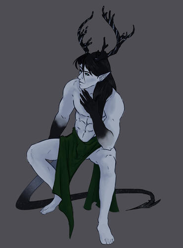 Lio, May 2024. An original character heavily inspired by Leonhard from Dark Souls 3.